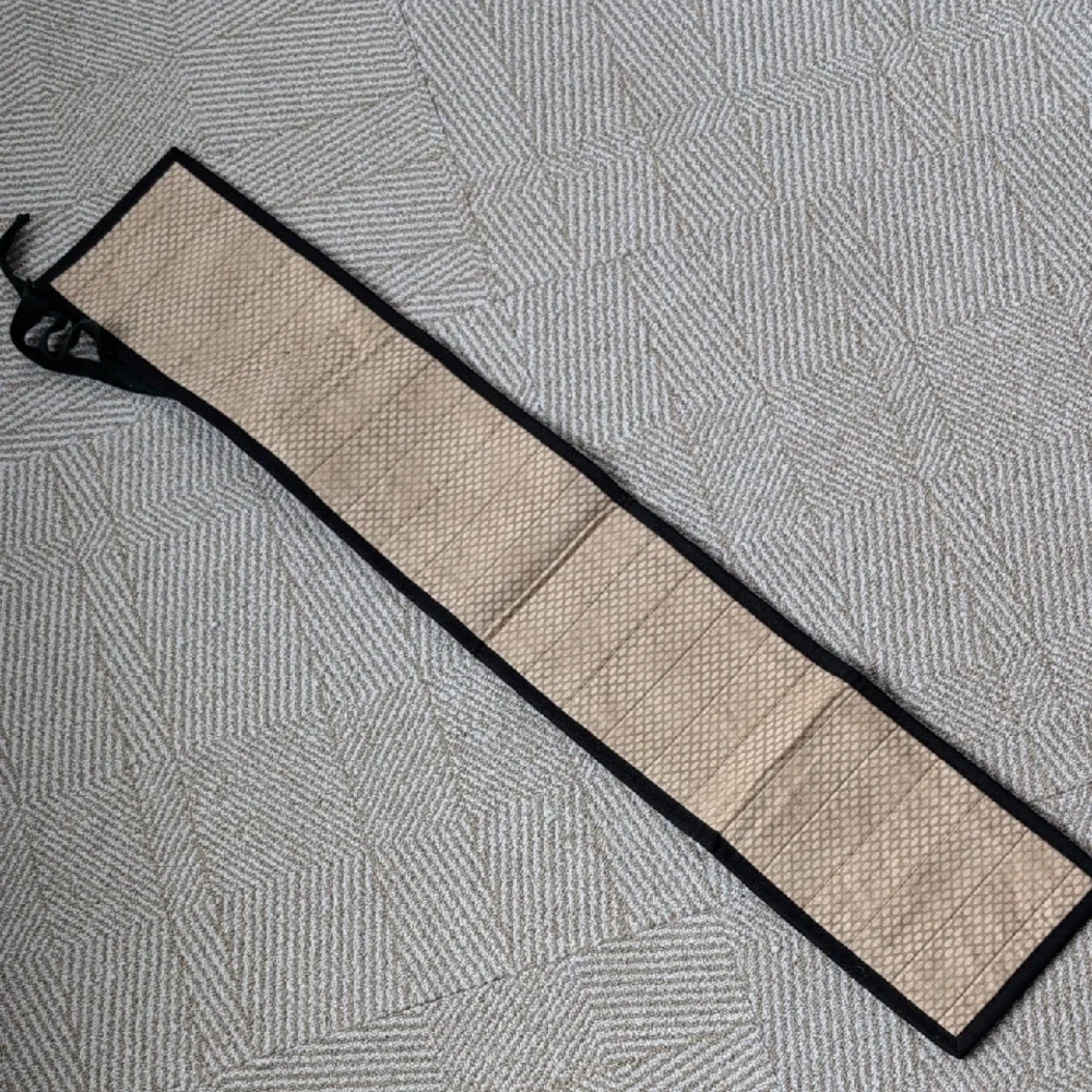 Handmade Quilted Winter Snowman Stars Table Runner Wall Hanging Gray Gold Black
